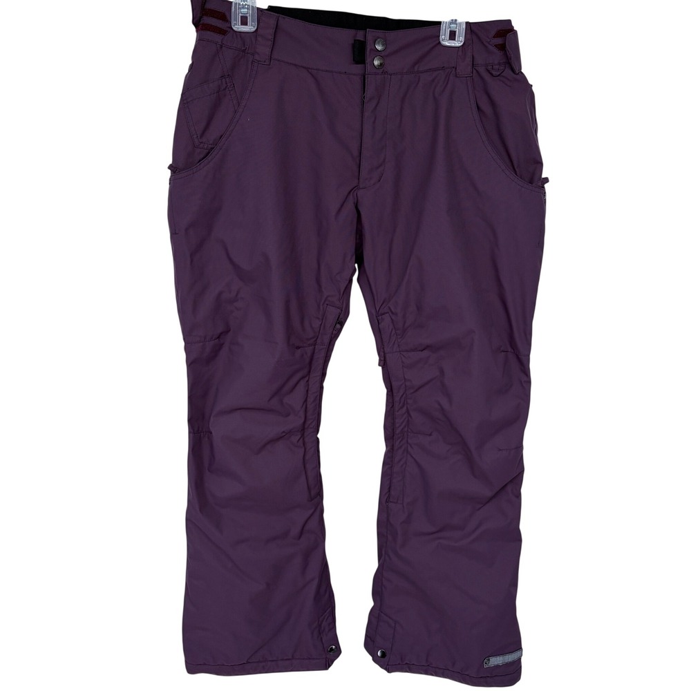Purple Ride Snowboards Snow Pants Large‎ Women's HYDRAPCL Breathable Winter